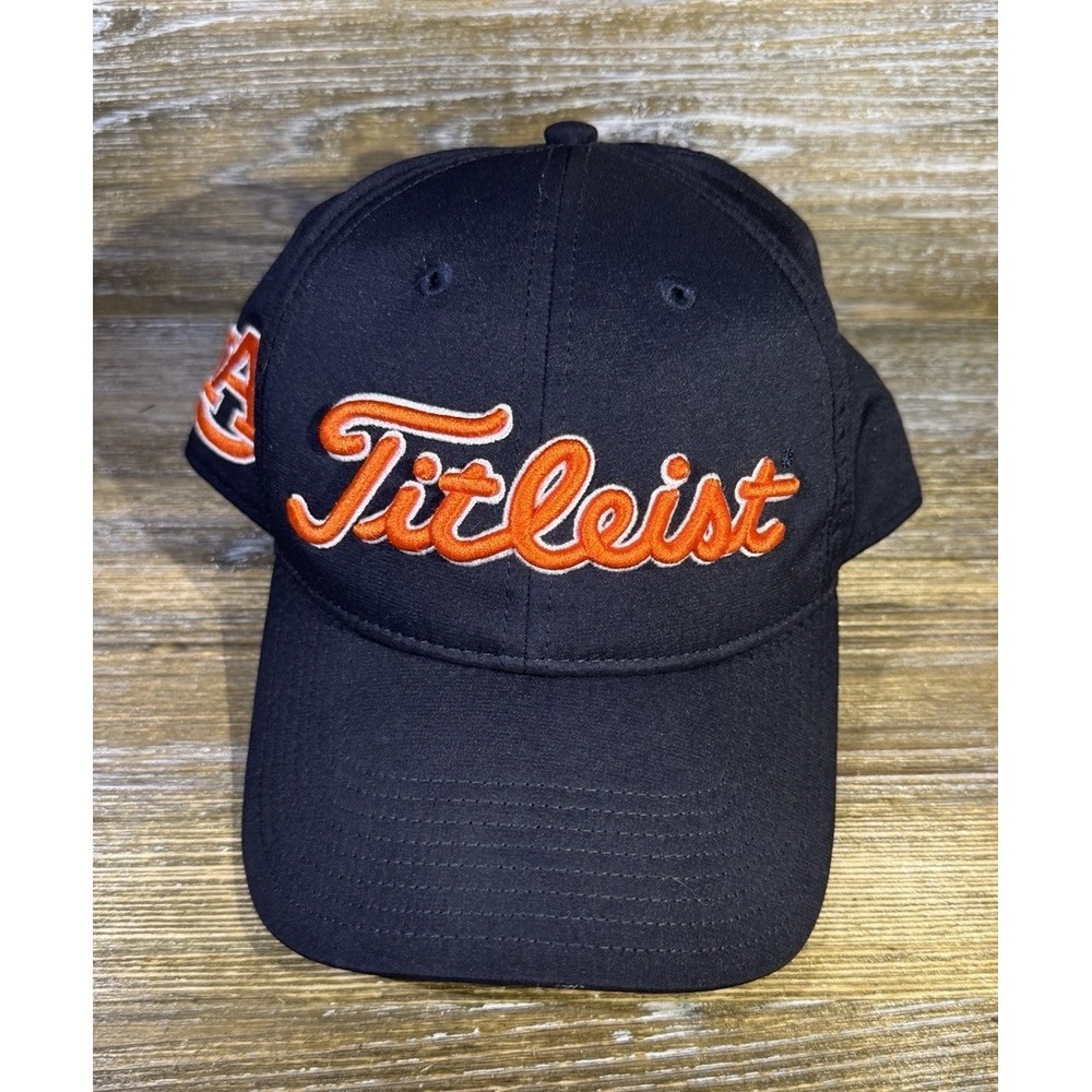 Titleist x 47' Auburn University Tigers Gold Hat Footjoy FJ Blue Adjustable OSFA